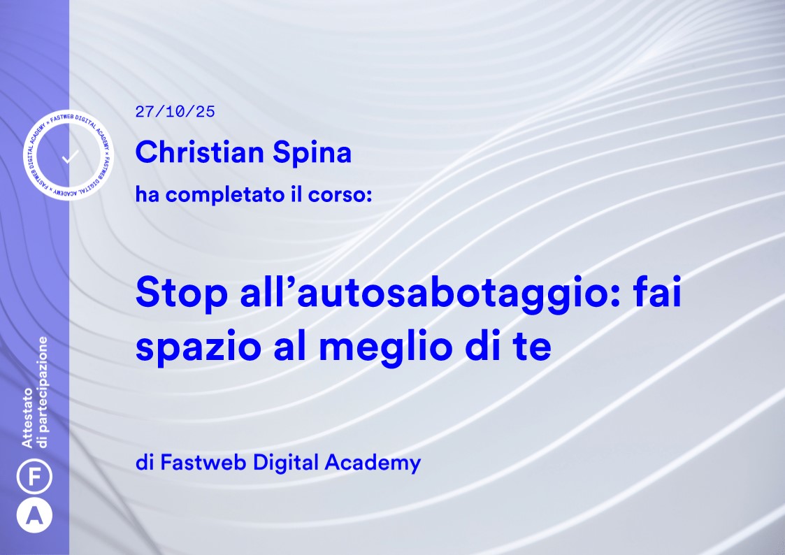 Stop all’autosabotaggio: fai spazio al meglio di te